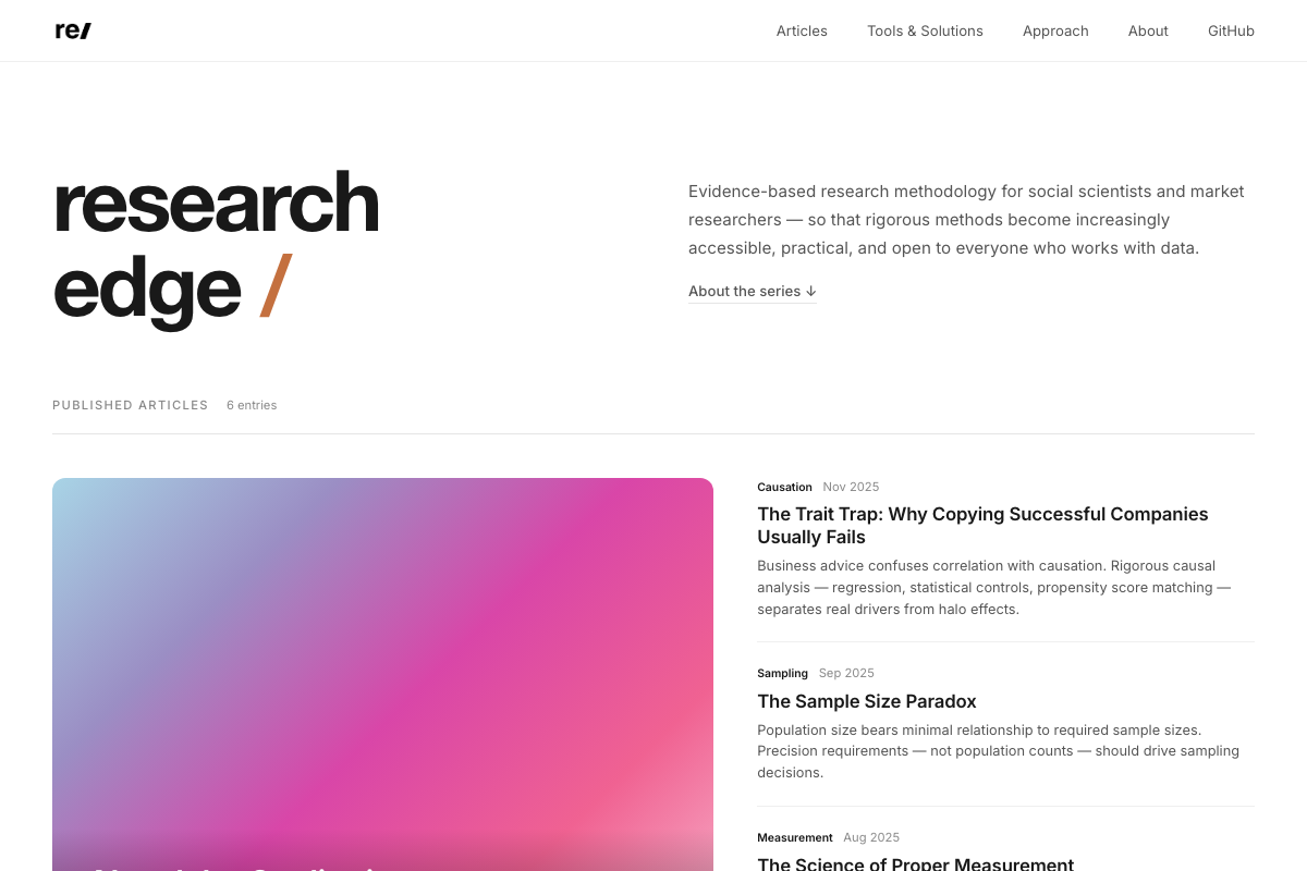 Research Edge Series